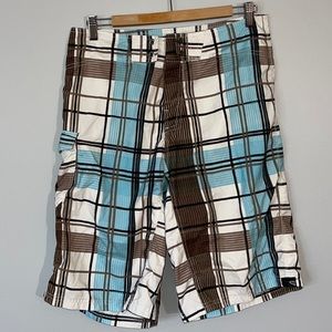 Reef Plaid Board Shorts